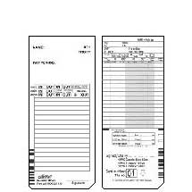 Seiko Coded Calcolo Timecards